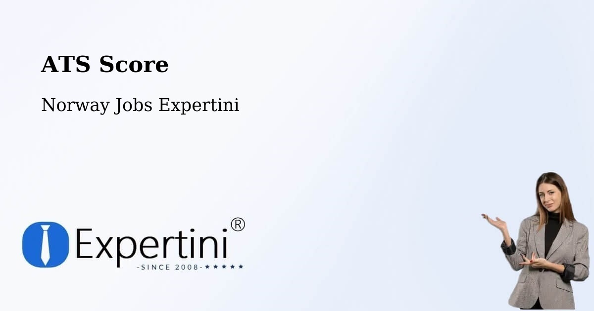 Resume ATS Score & Job Description Match Tool – Ørsta - Norway Jobs Expertini